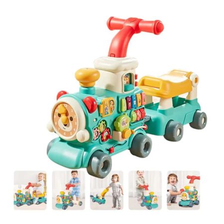 Baby Walker Train Toy – Musical Learning Push Walker