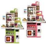 Western Kitchen Set For Kids 91 Pieces 100cm High With Smoke and Music Light Function
